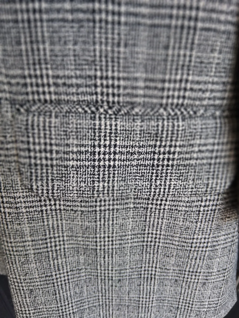 Harve Benard Women's Plaid Blazer Jacket in Black/Gray Lined XXL 27 In Pit ToPit